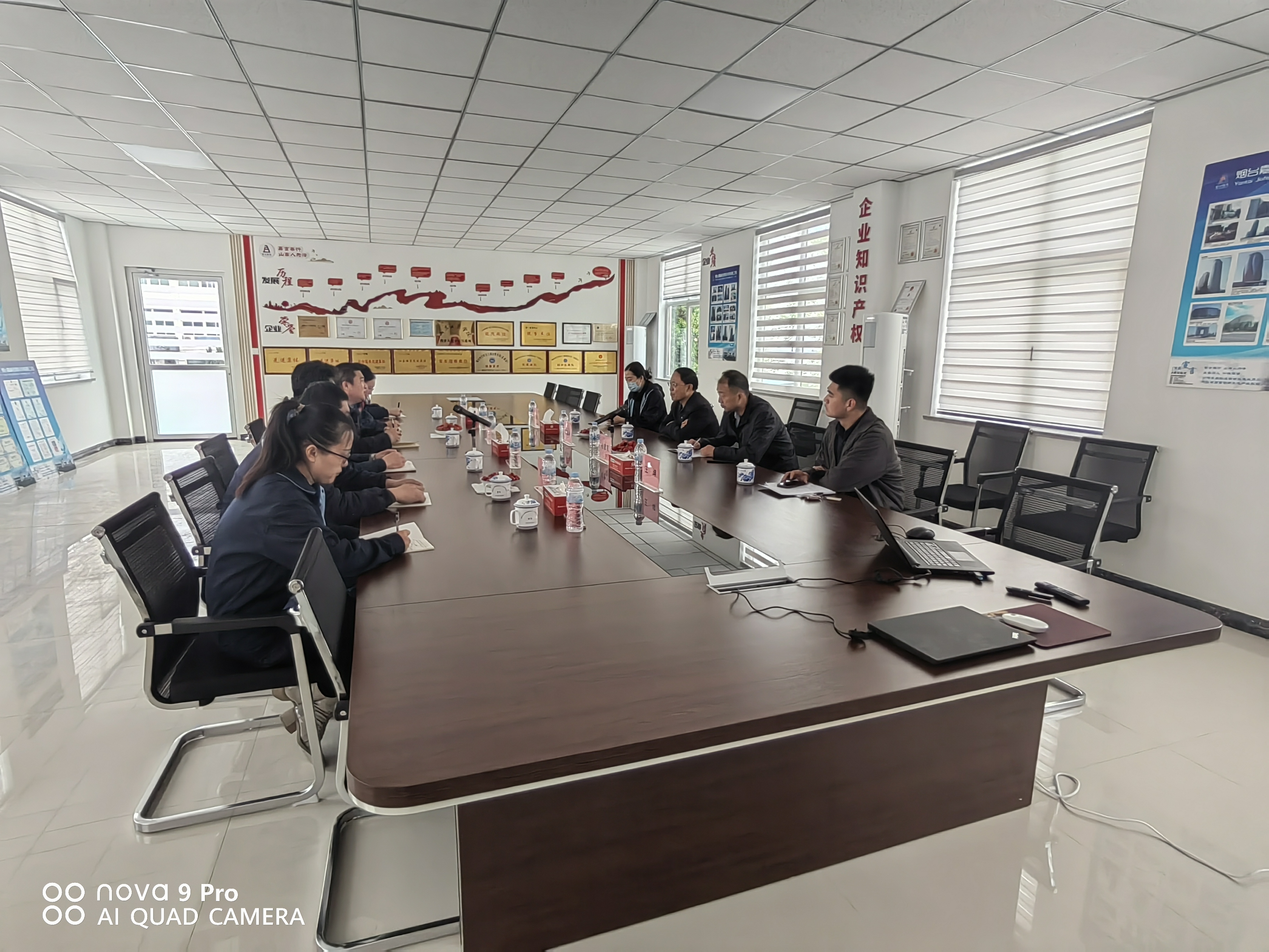 市政協和區科技局領導視察嘉峰鋁質指導工作